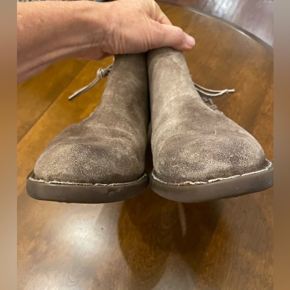 Born Bessie Brown Suede Ankle Boots 7.5 - Picture 4 of 9